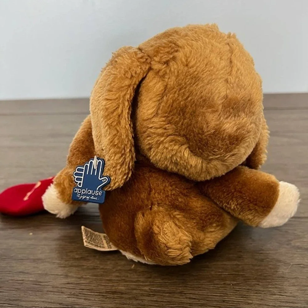Vintage 1981 Applause Sad Sam Jr Puppy Plush‎ Noel Christmas Stocking Dog 6